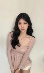 [广东-深圳]广东高颜值粉嫩逼紧水多兼职的清纯白虎妹