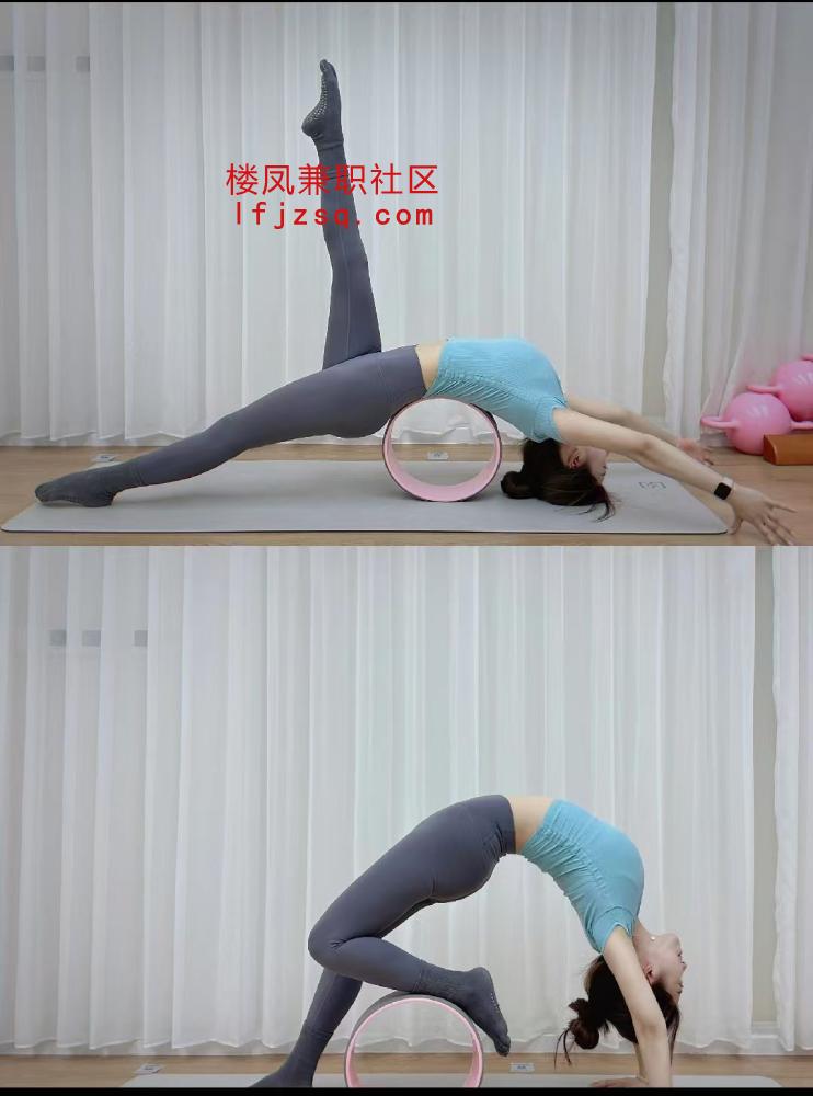 舞蹈瑜伽纯欲大学生气质甜美身材柔软粉嫩