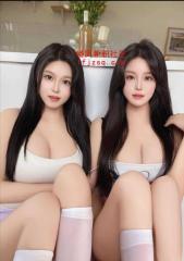 口爆高颜值身材火辣双飞姐妹花