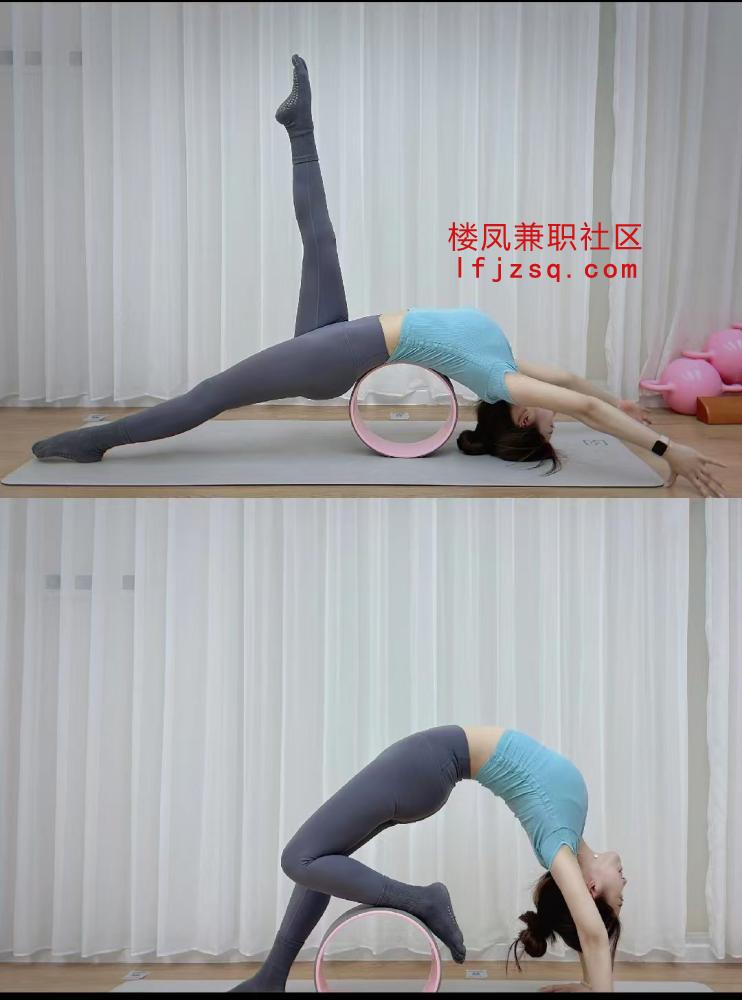 粉嫩纯欲学生练舞蹈瑜伽真的好甜美好有气质
