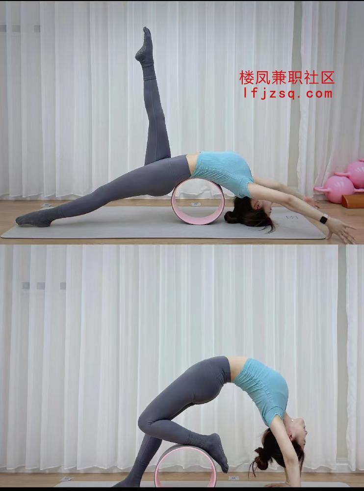 粉嫩舞蹈学院练瑜伽纯欲大学生特别粉嫩甜美